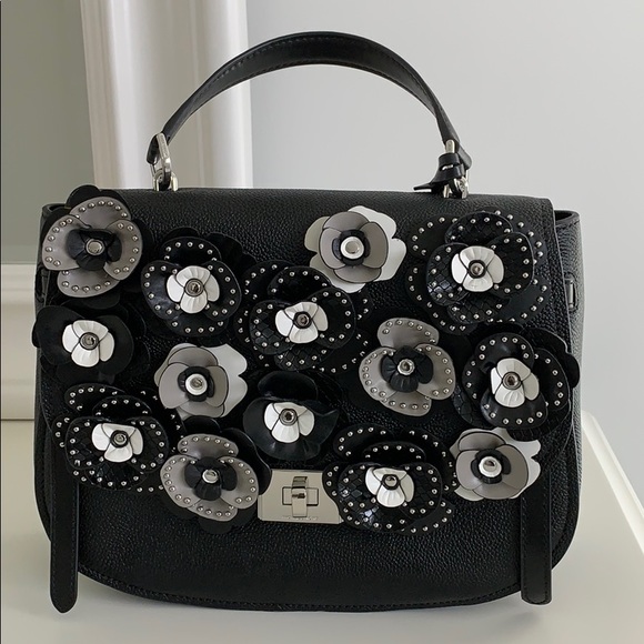 MICHAEL Michael Kors Handbags - MICHAEL KORS FLORAL APPLIQUÉ SATCHEL